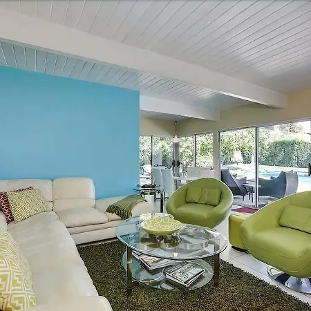 Serene 4 Bed 3 Bath Heated Pool Natural Backyard Heart Of Palm Springs Exterior foto