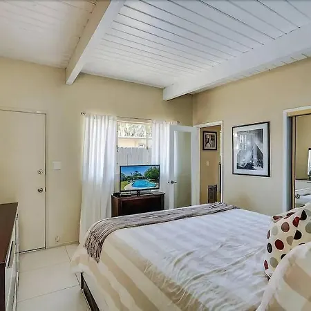 Serene 4 Bed 3 Bath Heated Pool Natural Backyard Heart Of Palm Springs Exterior foto